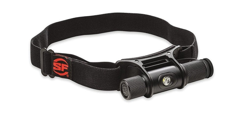 SureFire Minimus LED Headlamp, MaxVision Reflector, Black #HS2-MV-A-BK