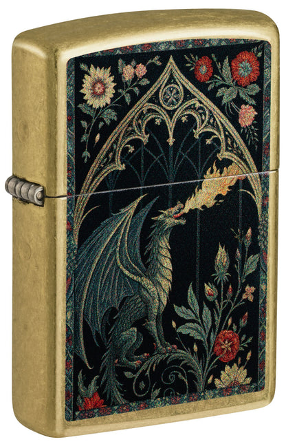 Zippo Dragon, Street Brass Lighter #47259