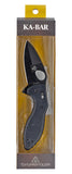 KA-BAR TDI Flipper Folder, AUS8A Steel, 3" Blade #2490