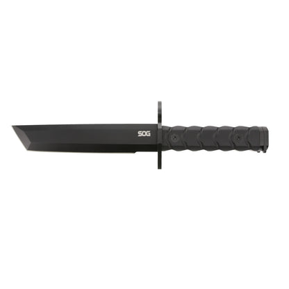 SOG Tanto Bayonet Black Oxide Fixed Blade Knife + Kydex Sheath #BY1001-BX