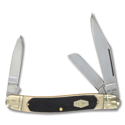 Old Timer 858OTB Bone Handle Folding Knife 3.4" Clip Point Blade #858OTB