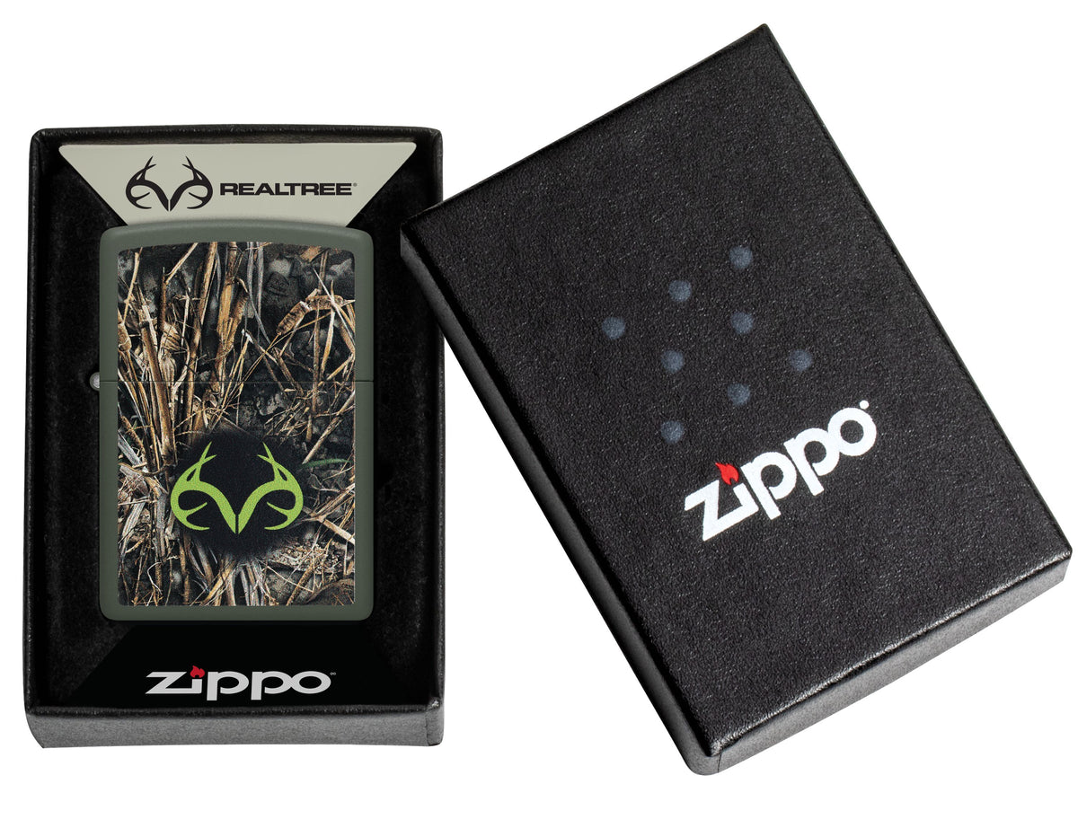 Zippo Realtree, Green Matte Lighter #47391
