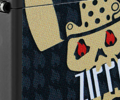 Zippo Skull Logo, Black Matte Lighter #47256