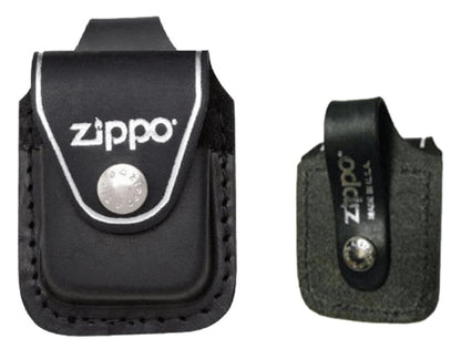 Zippo Poison & Roses Black Ice Lighter & Black Leather Pouch Gift Set