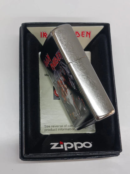 Zippo Iron Maiden Design, Street Chrome Lighter #46986