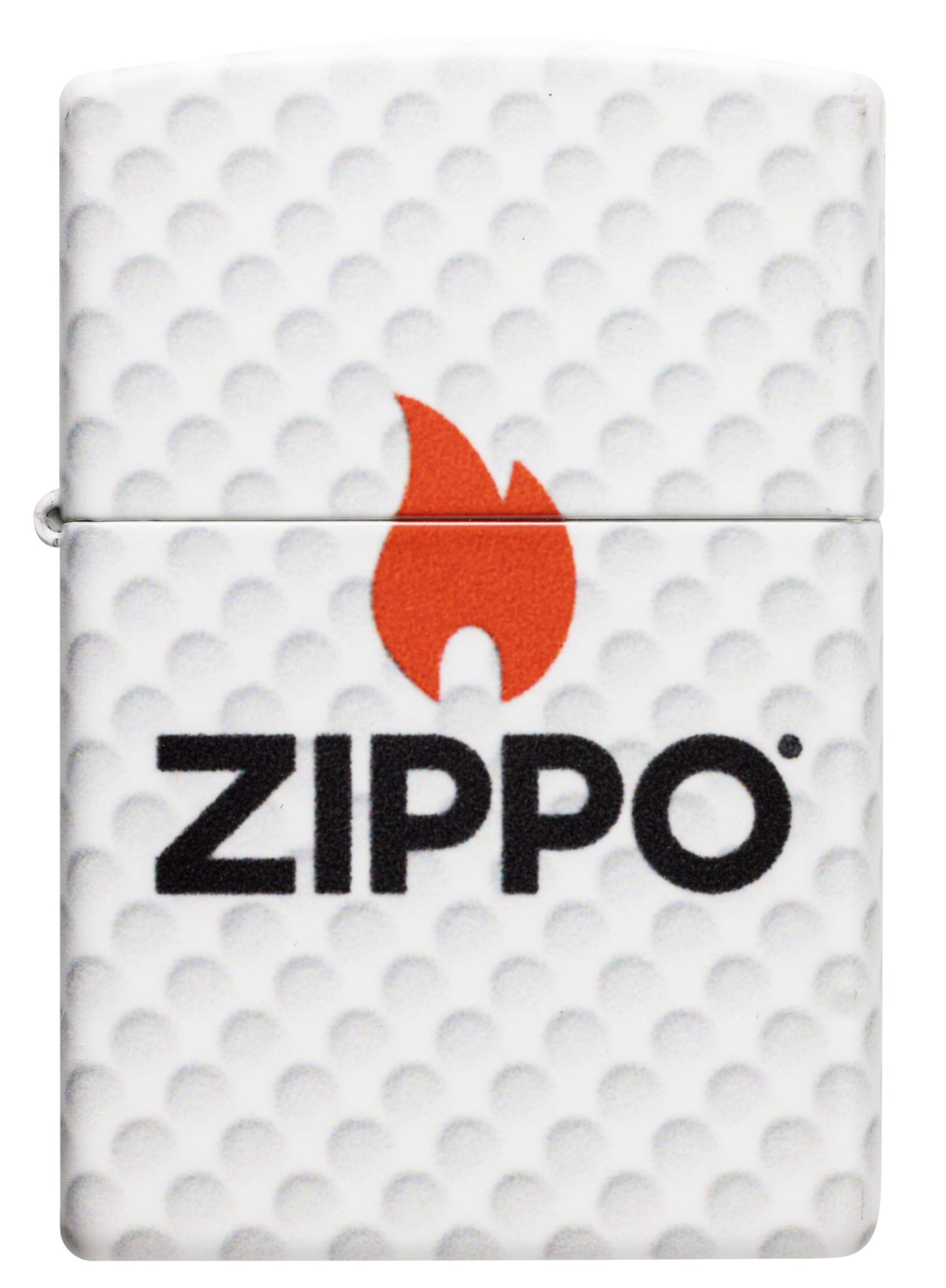 Zippo Golf Ball Logo, White Matte Lighter #47211