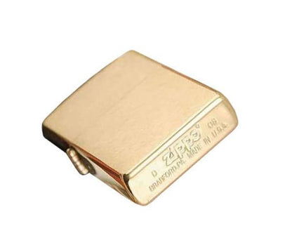 Zippo Classic Brushed Brass Finish, Base Model Lighter #204B