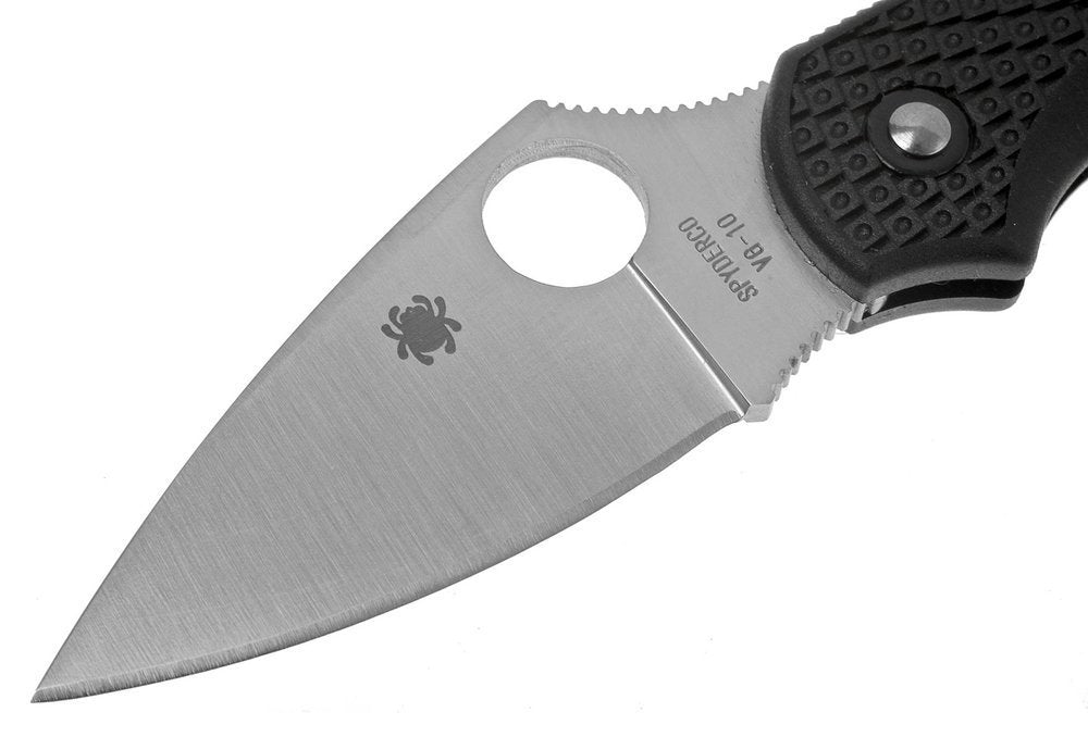 Spyderco Dragonfly 2 Folding Knife, FRN Handle, Black #C28PBK2