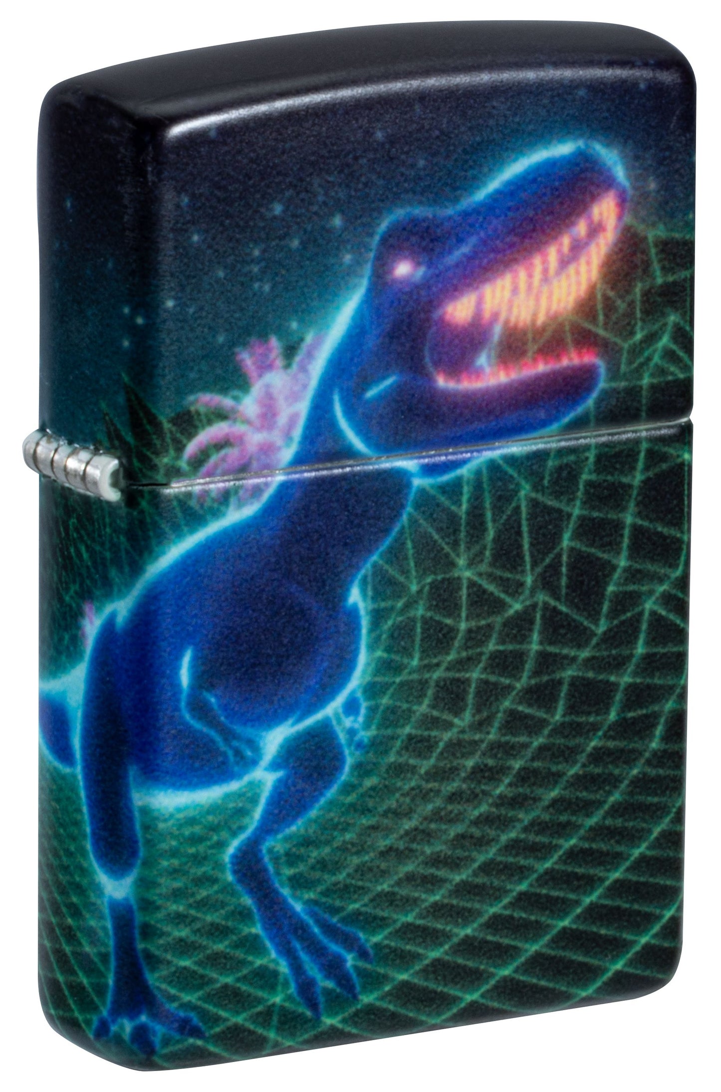 Zippo Cyberpunk Dinosaur Glow in the Dark 540 Lighter #46701