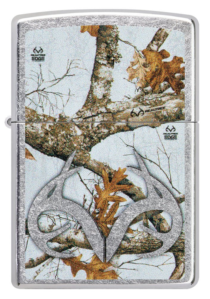 Zippo Realtree Camo Design, Street Chrome Windproof Lighter #49818