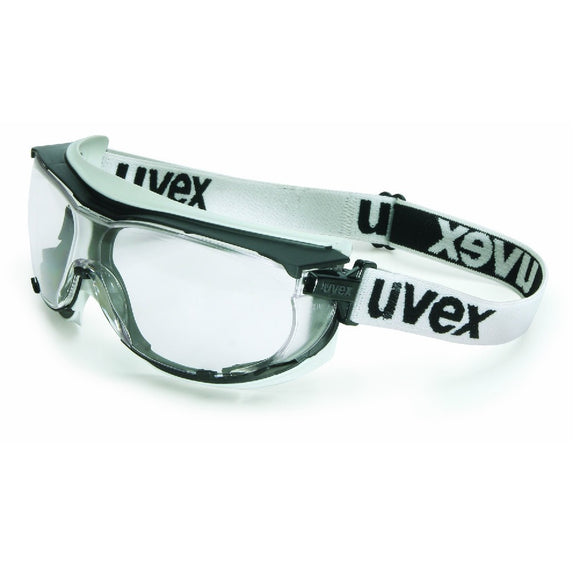 UVEX by Honeywell Carbonvision Safety Goggles, Clear Durastreme #S1650DF