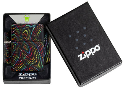 Zippo Glowing Illusion Design, Glow in the Dark 540 Color Lighter #46427