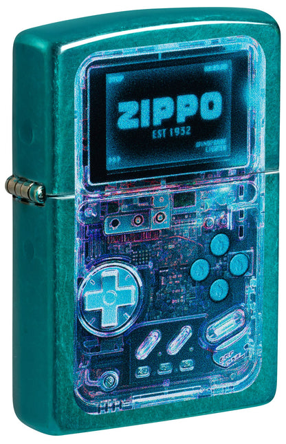 Zippo Retro Handheld, Candy Teal Lighter #47434