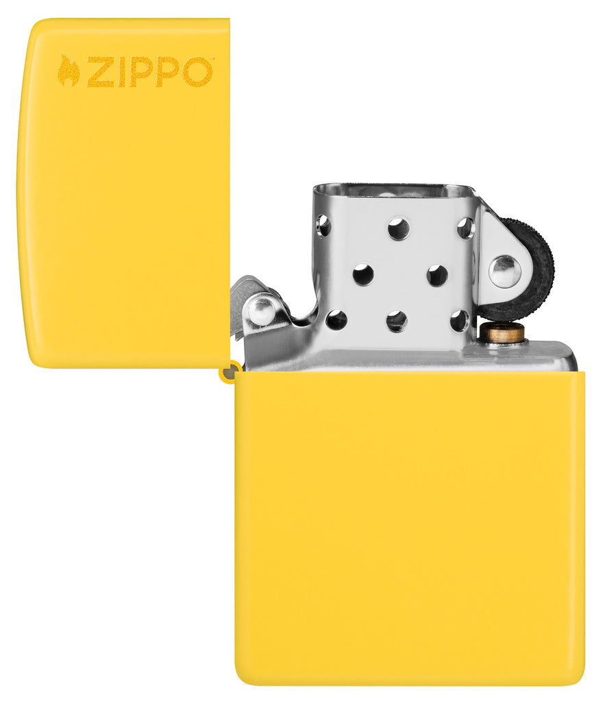 Zippo Classic Sunflower with Zippo Logo Base Model Lighter #46019ZL