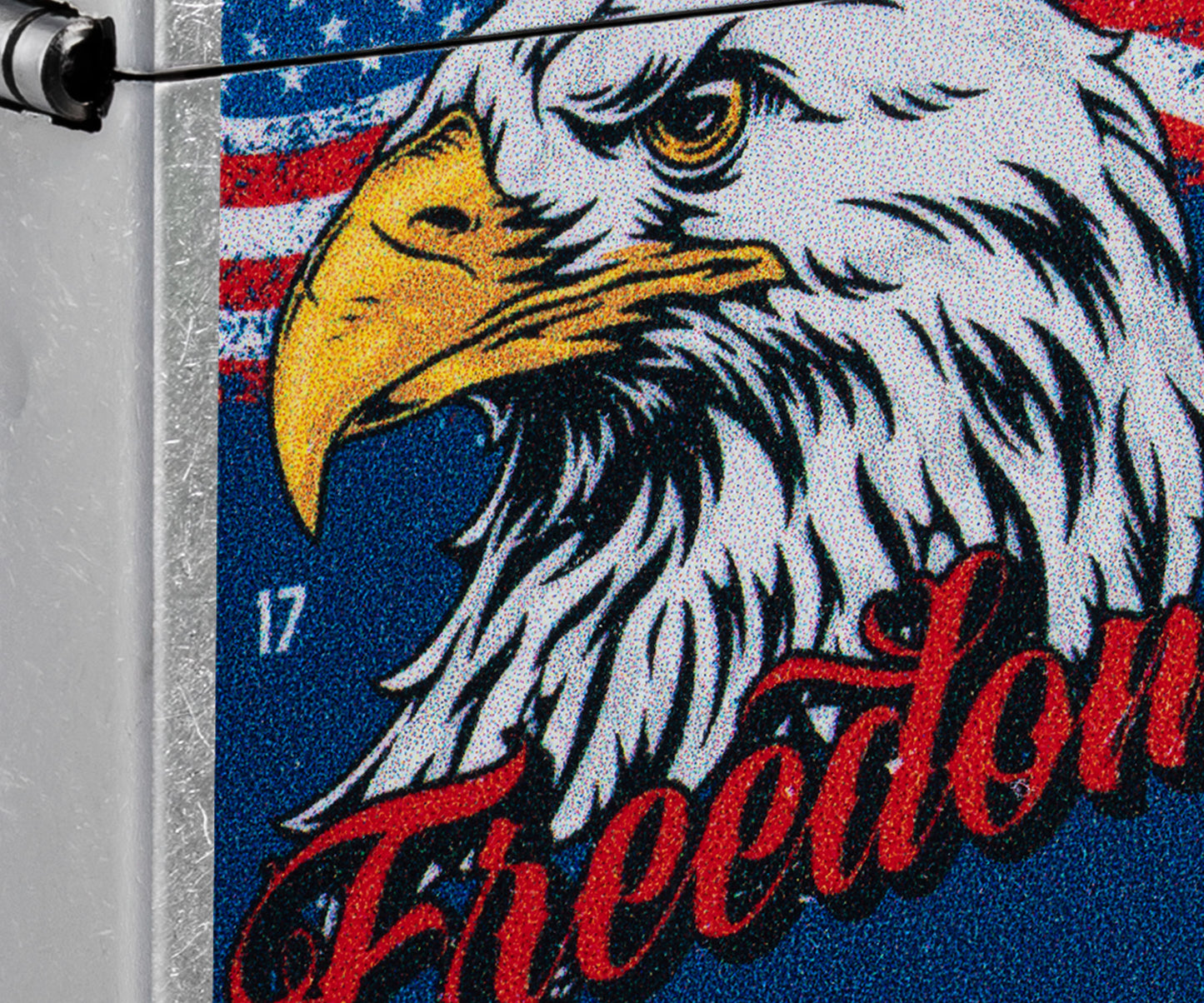 Zippo Freedom Eagle, Street Chrome Lighter #47272