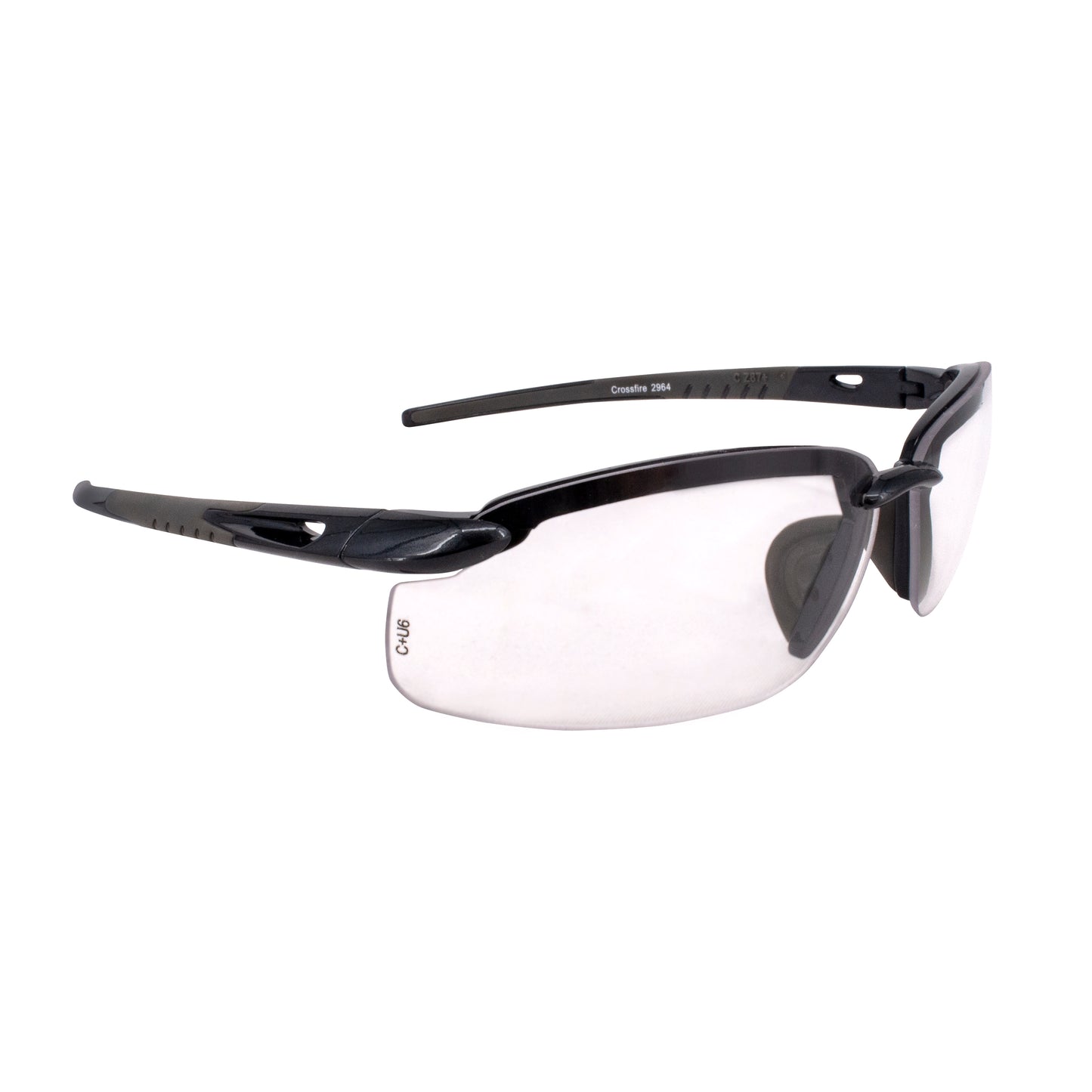 Radians Cuatro 4-in-1 Foam Lined Eyewear, Black Frame, Clear Anti-Fog Lens #CT1-11