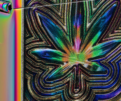 Zippo Iridescent Leaf, Multi Color Lighter #47271
