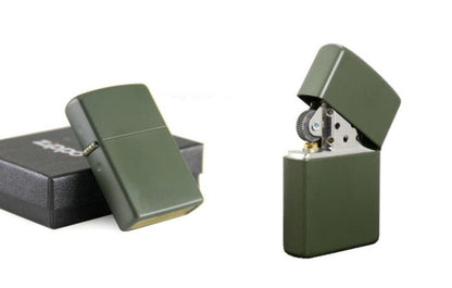 Zippo Classic Green Matte Lighter #221