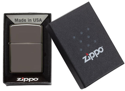 Zippo Black Ice Armor Casing Finish Lighter #24095