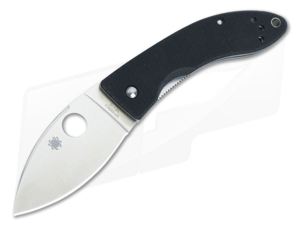 Spyderco LIL' LUM Knife, Black G-10 Handle #C205GP