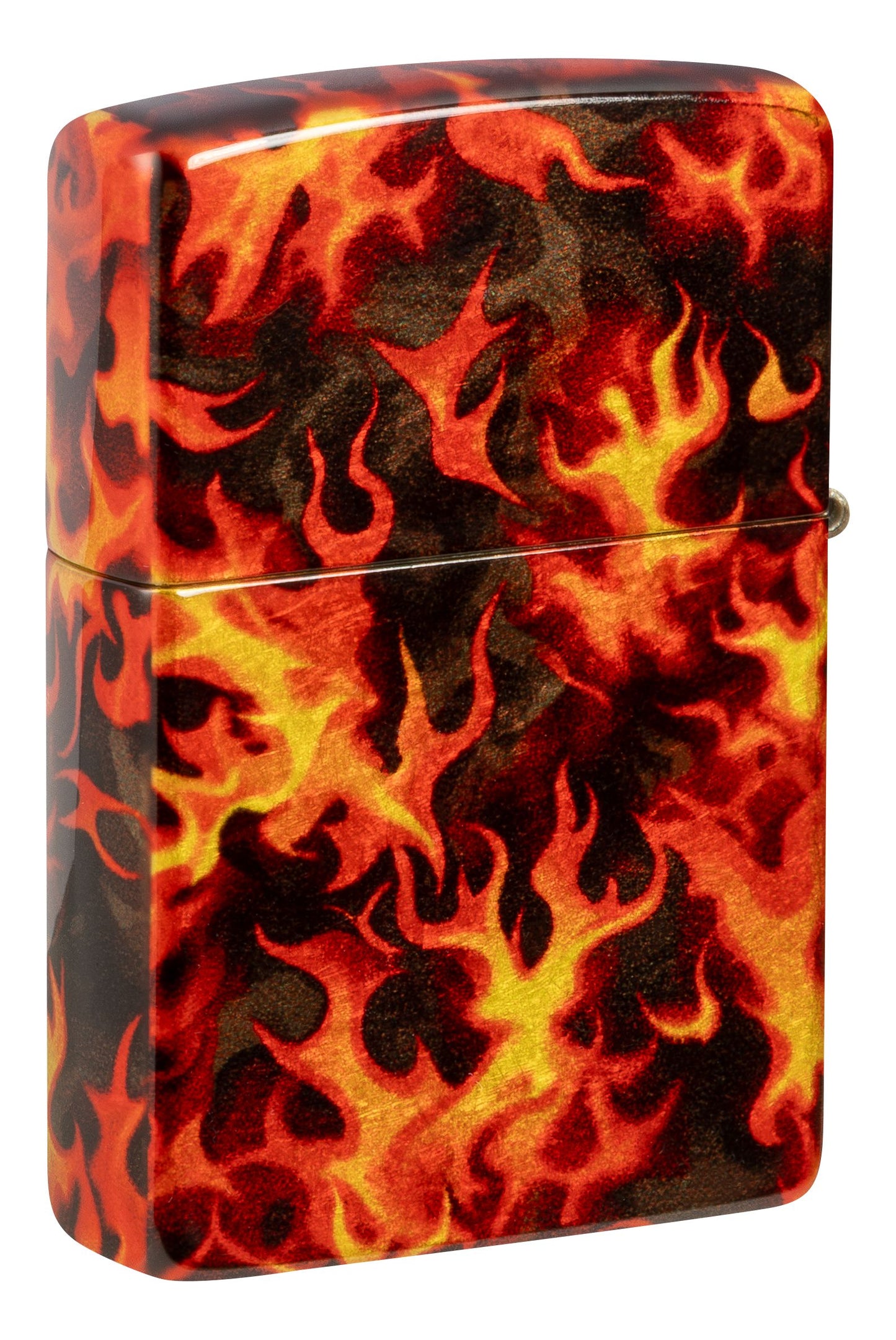 Zippo Fire, 540° Tumbled Brass Lighter #47255