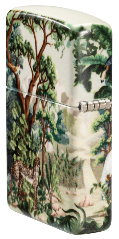 Zippo Tropical Jungle Design. 540 Color Lighter #46016