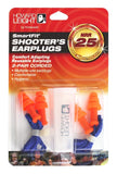 Howard Leight SmartFit Earplugs, Corded, 2 Pairs + Carrying Case #R-01520