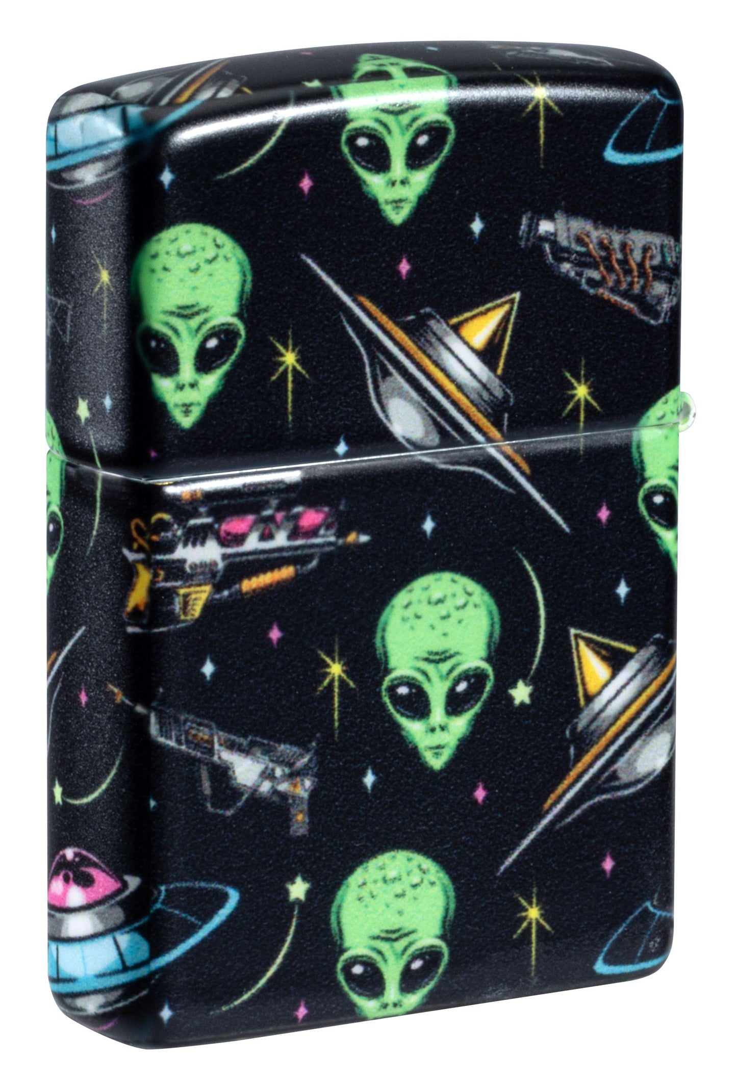 Zippo Aliens Design, 540 Matte Color Lighter #46561