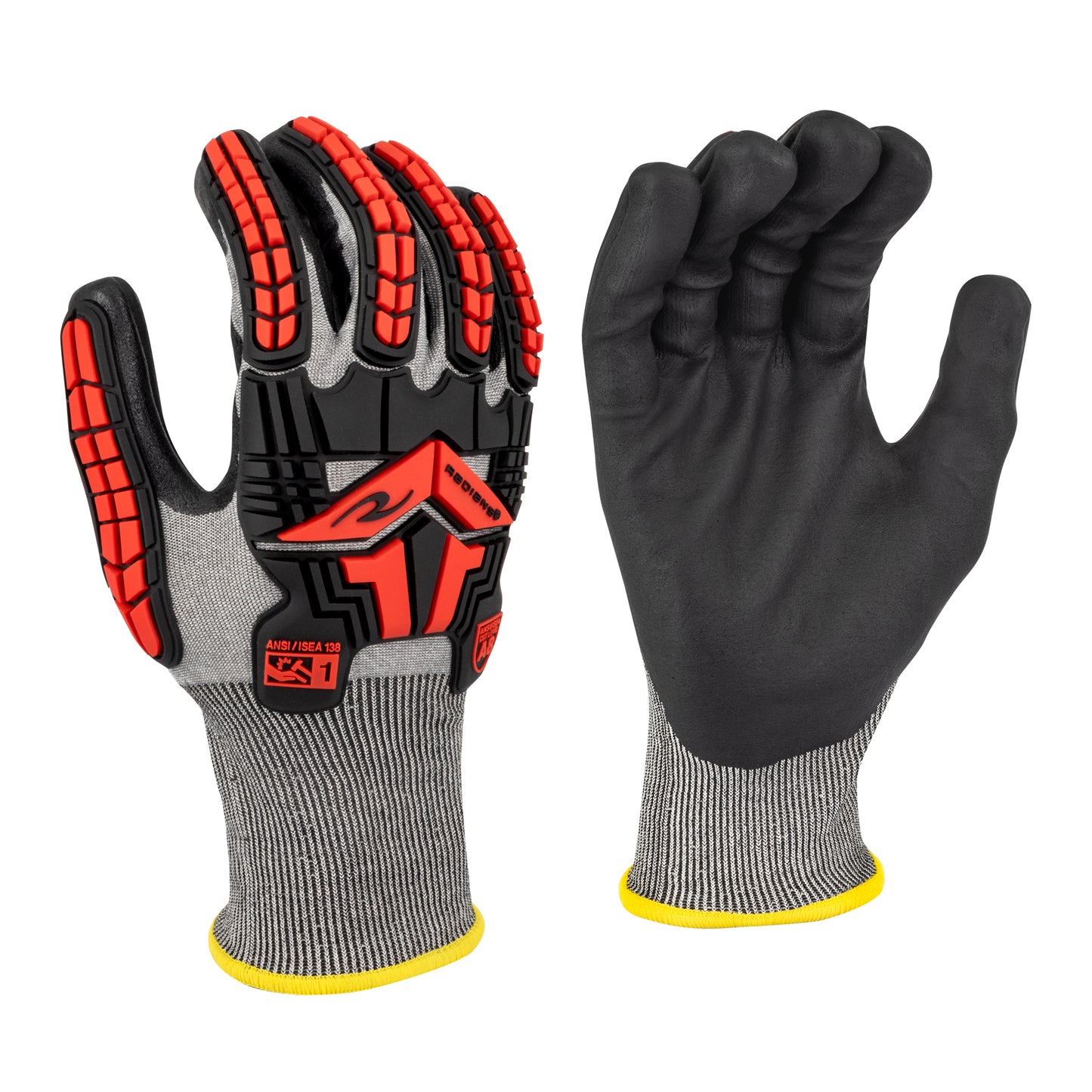 Radians Cut Protection Level A8 PU Coated Glove, Size L #RWG588L