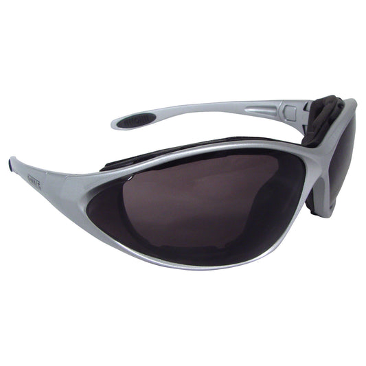 Radians Balsamo Safety Eyewear, Clear/Gray Frame, Indoor/Outdoor Lens #BAL1-90