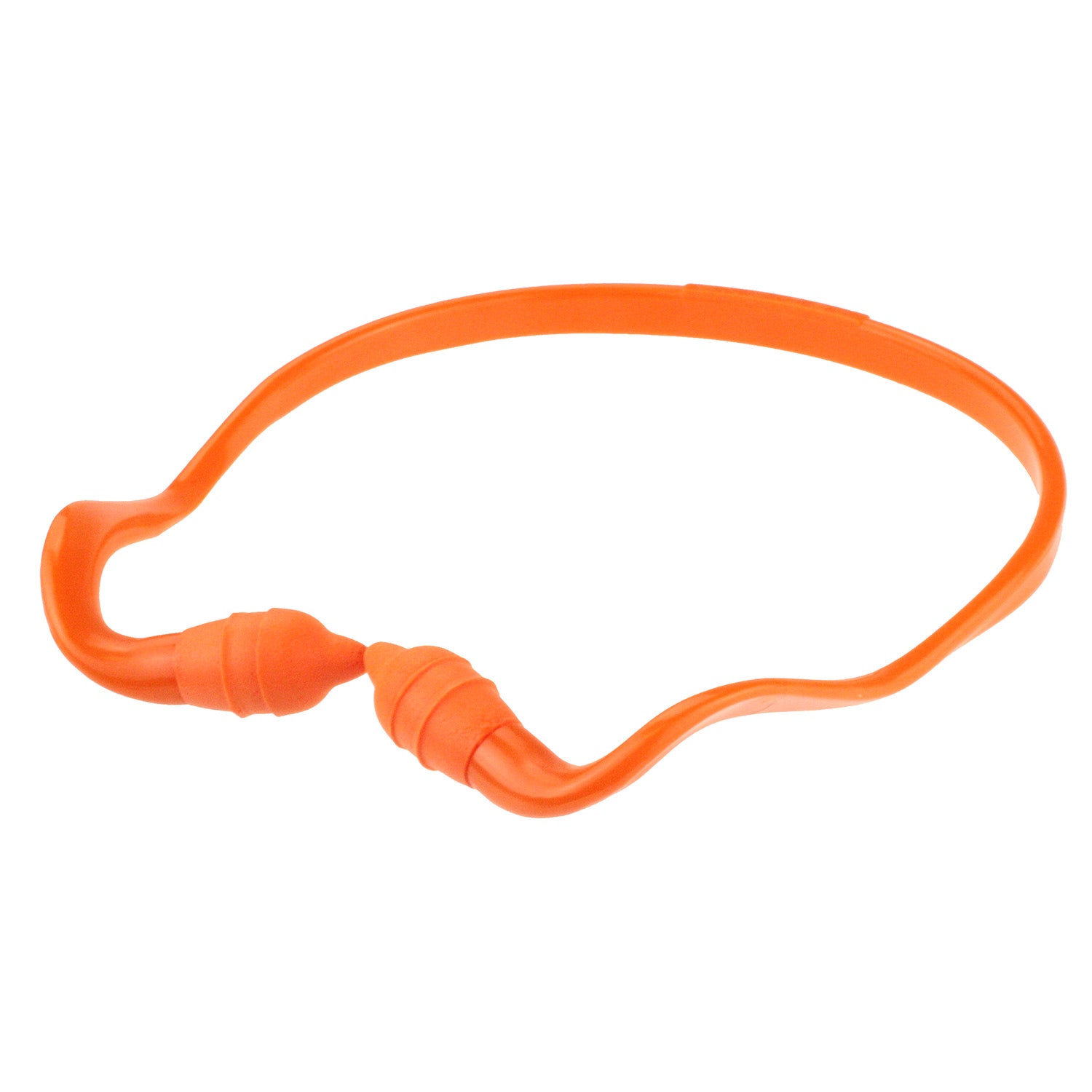 Radians Rad-Band 2 Banded Earplugs, Orange Band / Orange Pods #RB2100