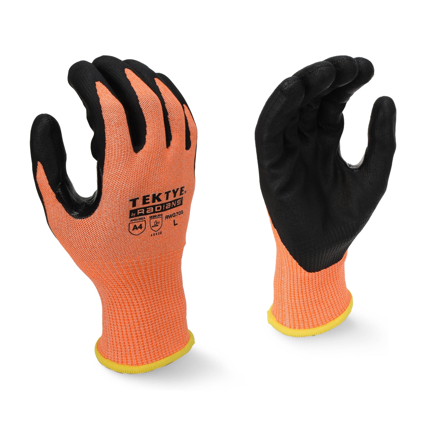 Radians TEKTYE A4 Reinforced Thumb Cut Protective Work Glove, Size M #RWG705M
