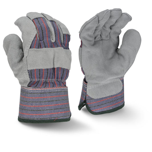 Radians Fleece Lined Regular Shoulder Gray Split Cowhide Leather Glove, Size 2X, Dozen (12 Pairs) #RWG3205XXL