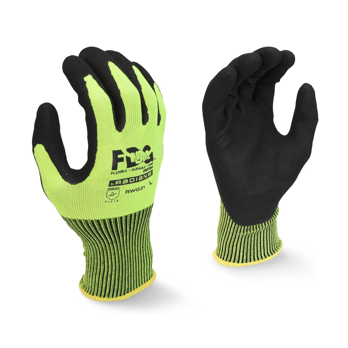 Radians Economy Shoulder Gray Split Cowhide Leather Glove, Size L, Dozen (12 Pairs) #RWG3103GL