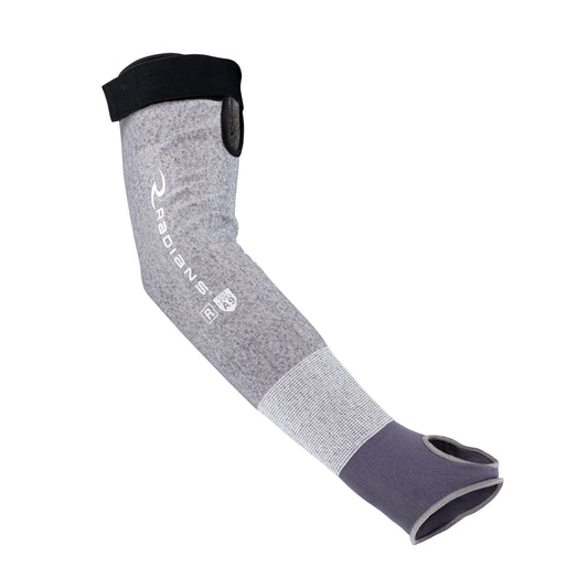 Radians HPPE Knit A9 Cut Protection Sleeve 18" Length with Thumb Slot #RAD5918T