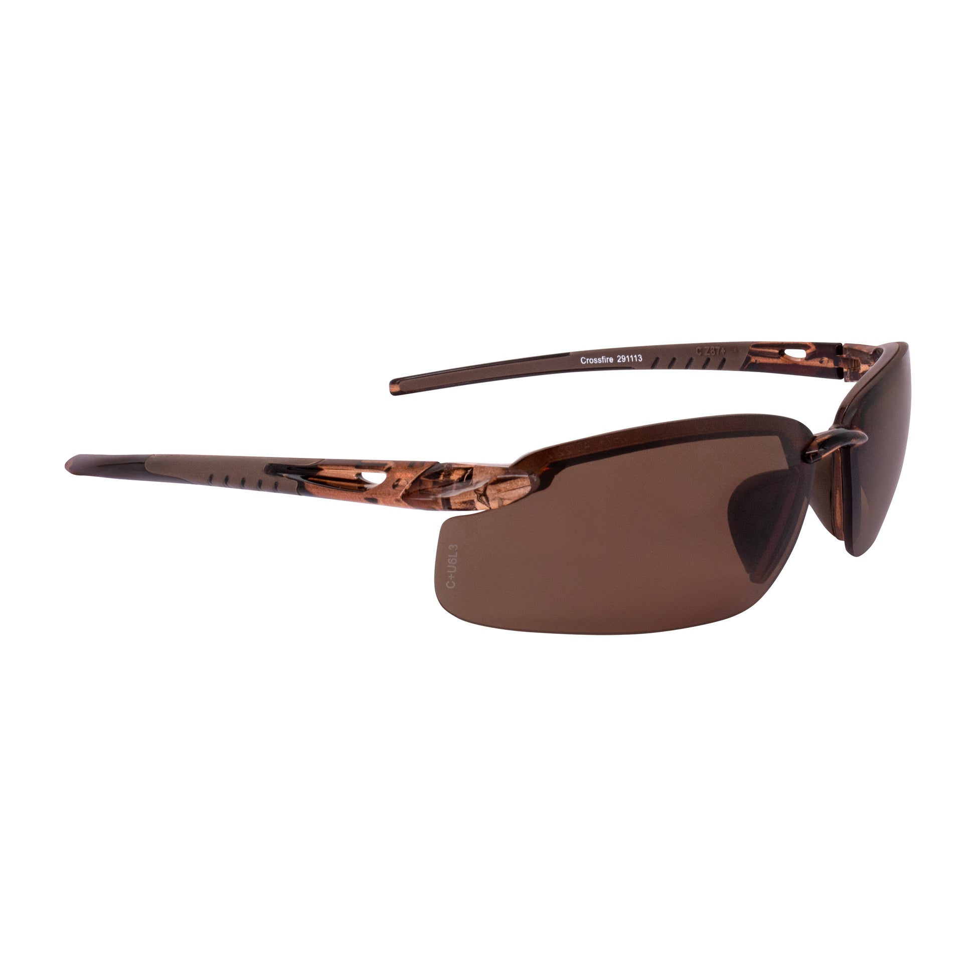 Radians Cheaters Magnifier Safety Eyewear, Black Frame, Indoor/Outdoor Lens, 2.0 Diopter #CH1-920