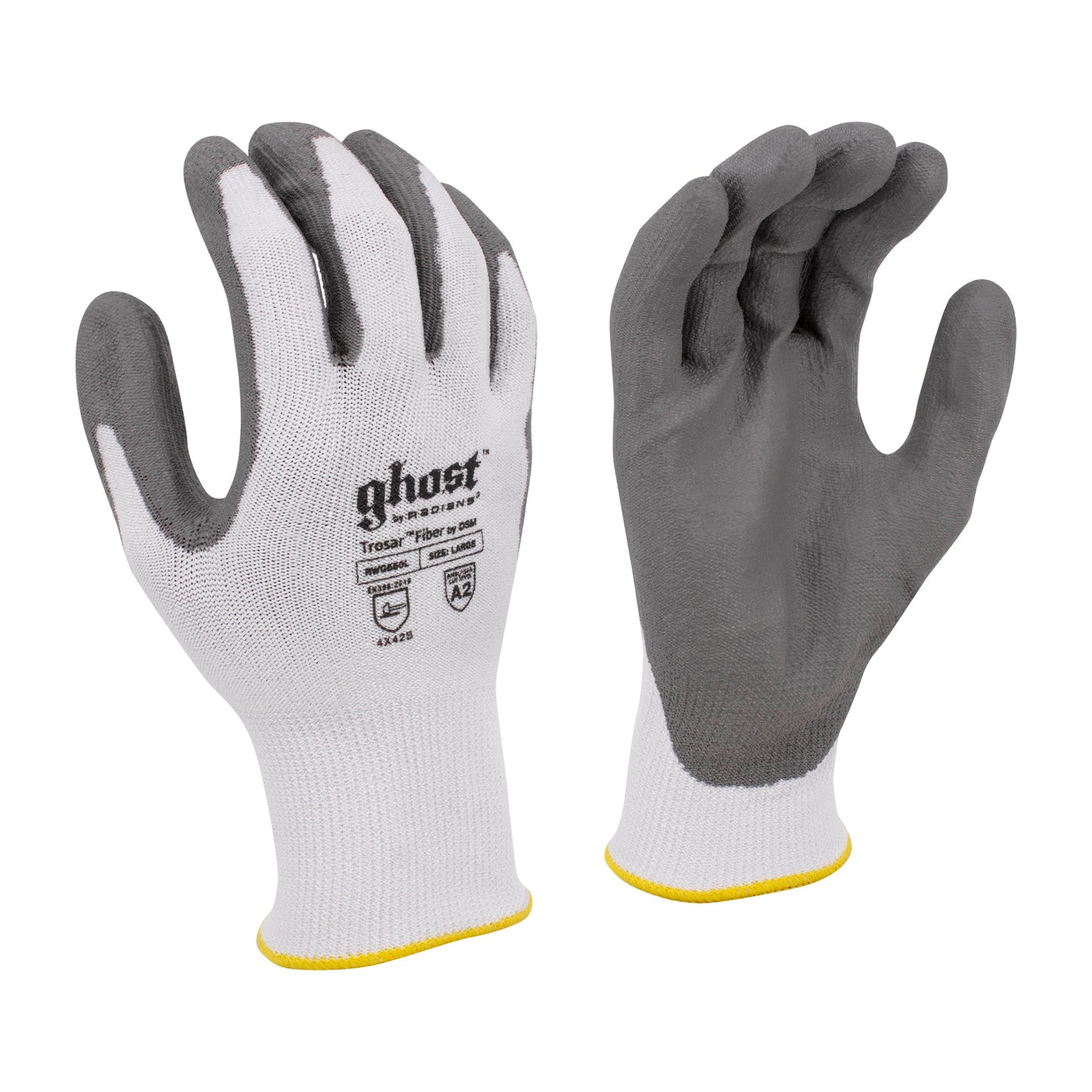 Radians Ghost A2 Polyurethane Cut Protection Glove, Size L #RWG550L