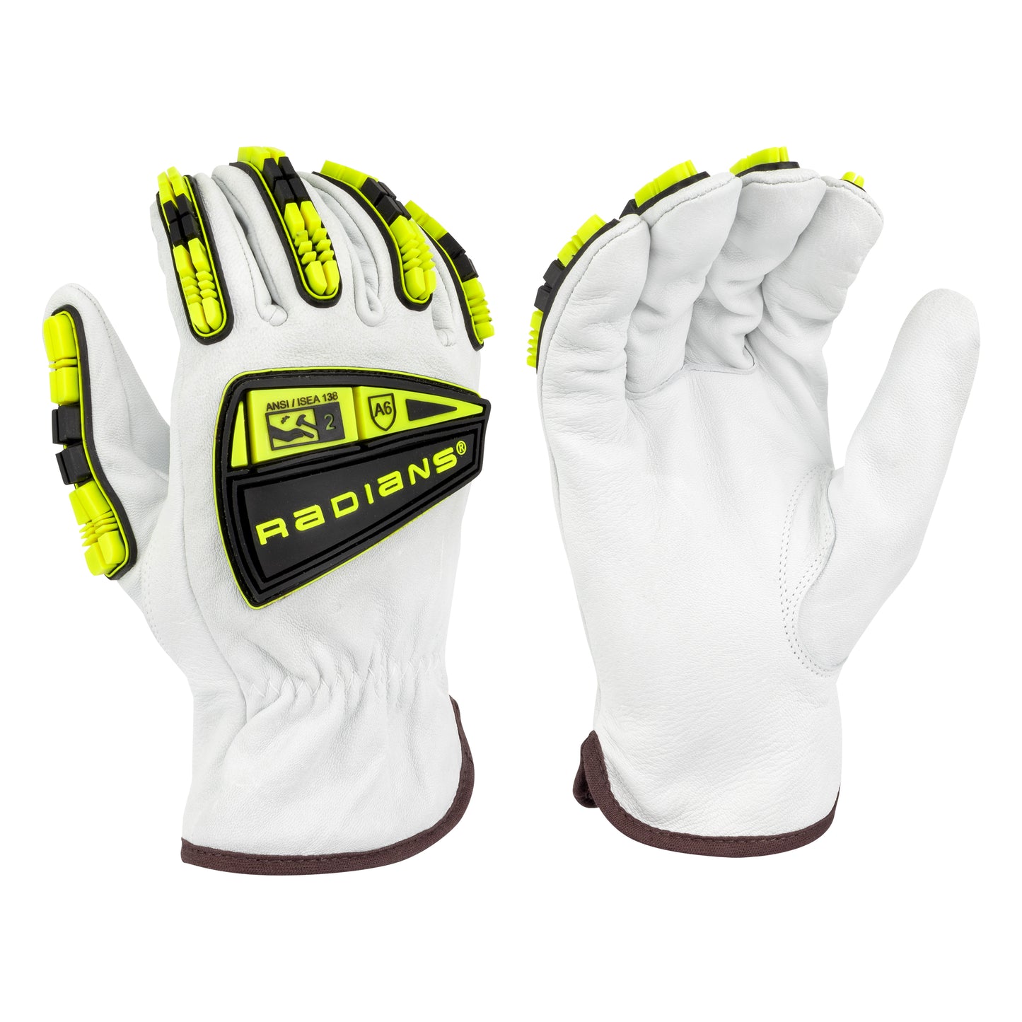 Radians KAMORI Goatskin Leather HPPE Lined A6 Cut Protection Glove with TPR, Size XL #RWG86XL