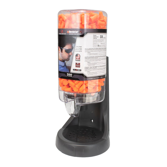 Radians Refillable Dispenser with Deflector FP90 Plugs, 500 Pair #FPD-500L90