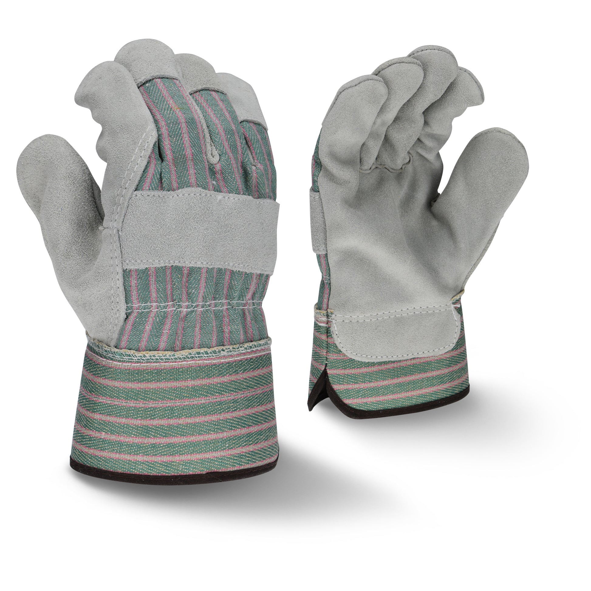 Radians Select Shoulder Gray Split Cowhide Leather Glove, Size L, Dozen (12 Pairs) #RWG3300L