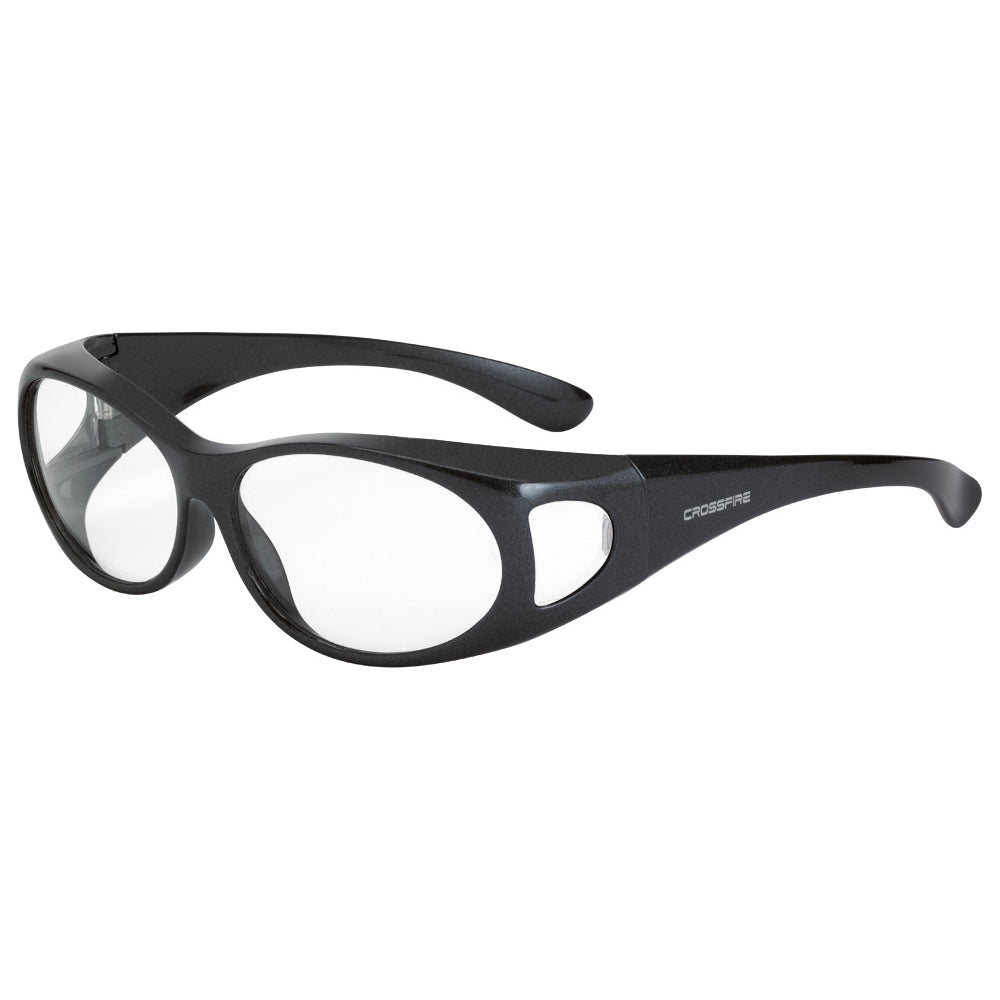 Radians Journey Safety Eyewear, Black Frame, Amber Lens #JR0140ID