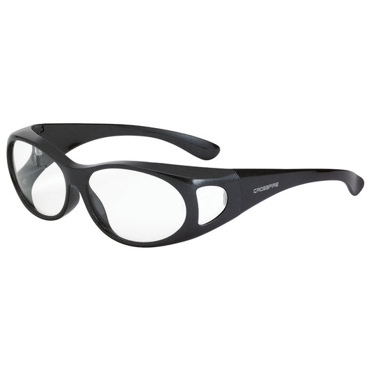 Radians Journey Safety Eyewear, Black Frame, Amber Lens #JR0140ID