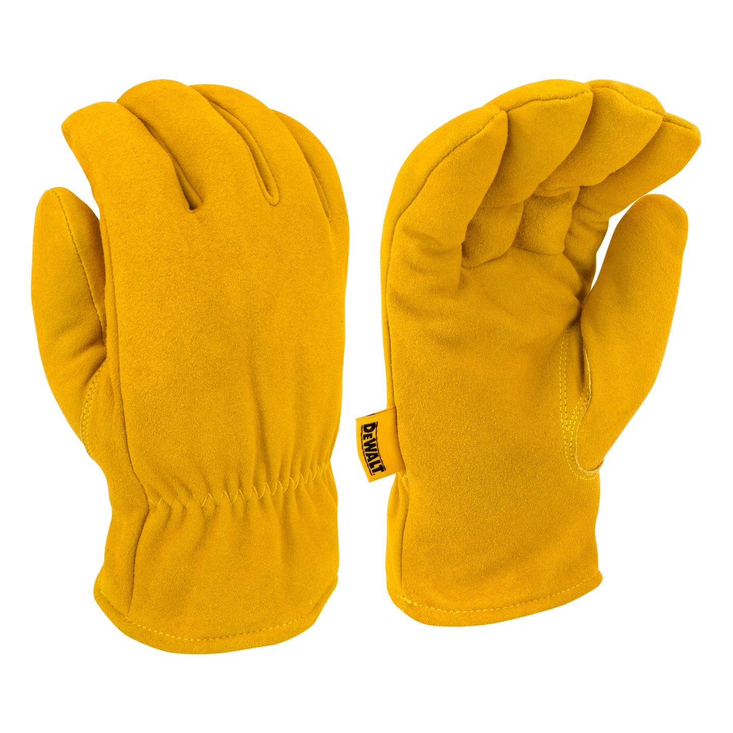 DeWalt Gold Suede Deerskin Sherpa Lined Leather Driver, Size L #DPG48L