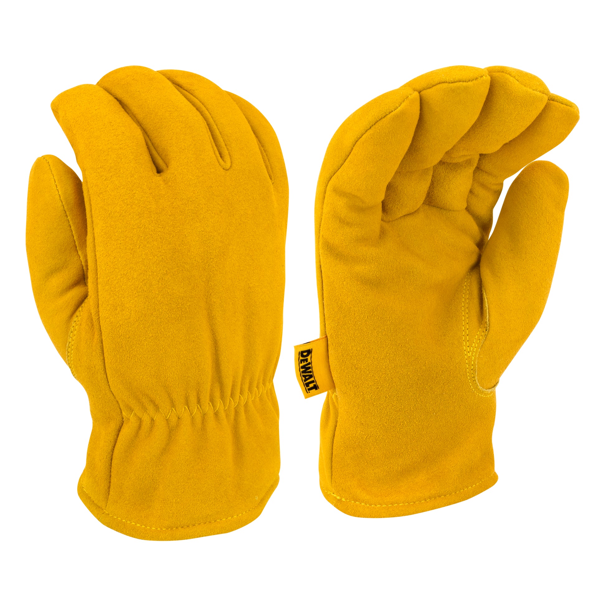 DeWalt Gold Suede Deerskin Sherpa Lined Leather Driver, Size L #DPG48L