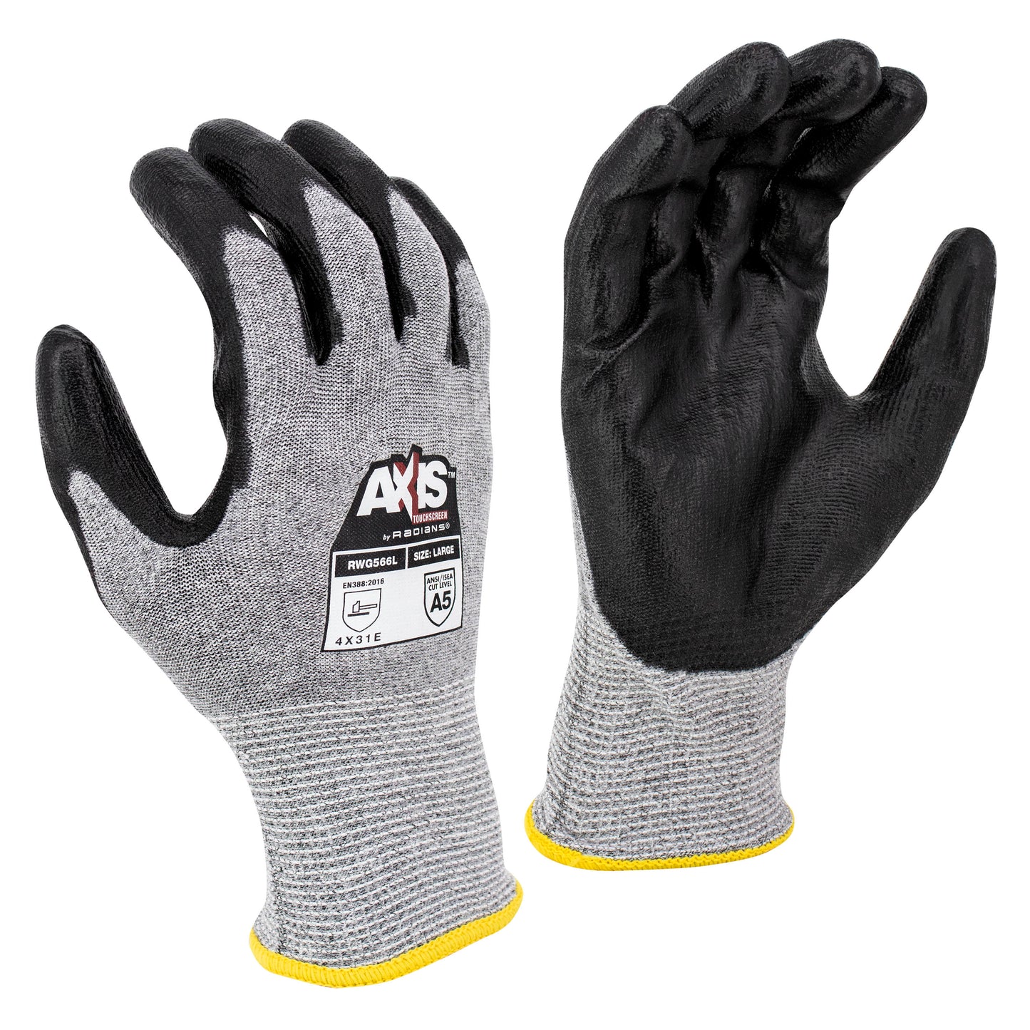 Radians KAMORI A6 White Grain Goatskin Driver with TPR, Size M #RWG56M
