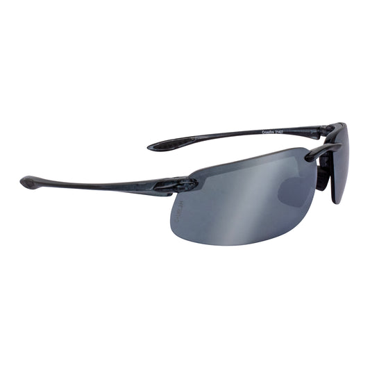 Radians Cheaters Magnifier Safety Eyewear, Black Frame, Clear Lens, 2.0 Diopter #CH1-120