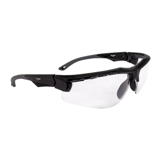 Radians Thraxus Elite, IQuity Safety Eyewear, Blue w/ Rubber Gasket, Smoke IQ Lens #TXE2-23ID