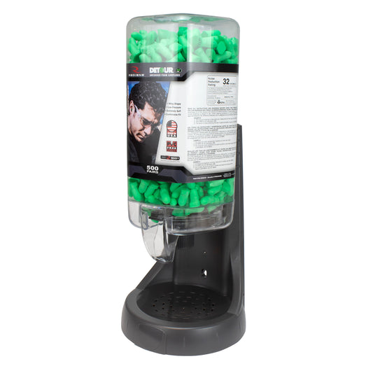 Radians Refillable Dispenser with Deterrent FP34 Plugs, 500 Pair #FPD-500L34