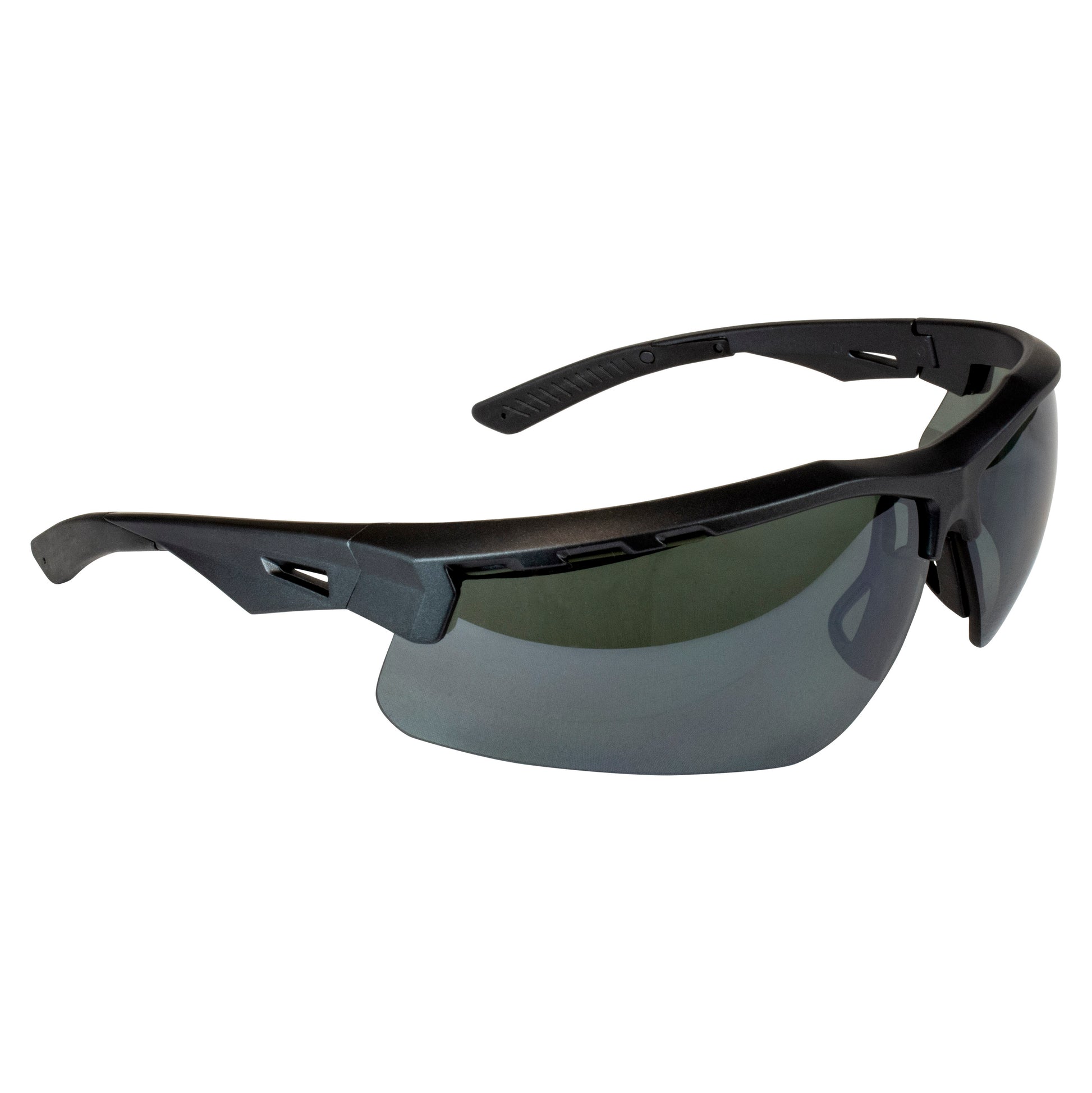 Radians Thraxus Safety Eyewear, Black Frame, Blue Mirror Lens #TXC1-70ID