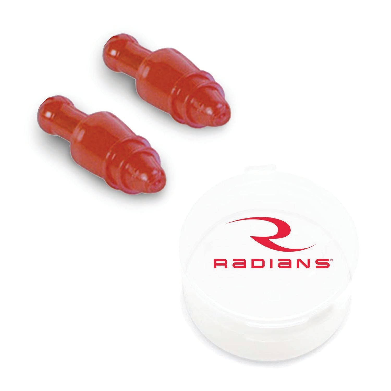 Radians Snug Plug Earplugs, Uncorded, In Case #JP3000ID